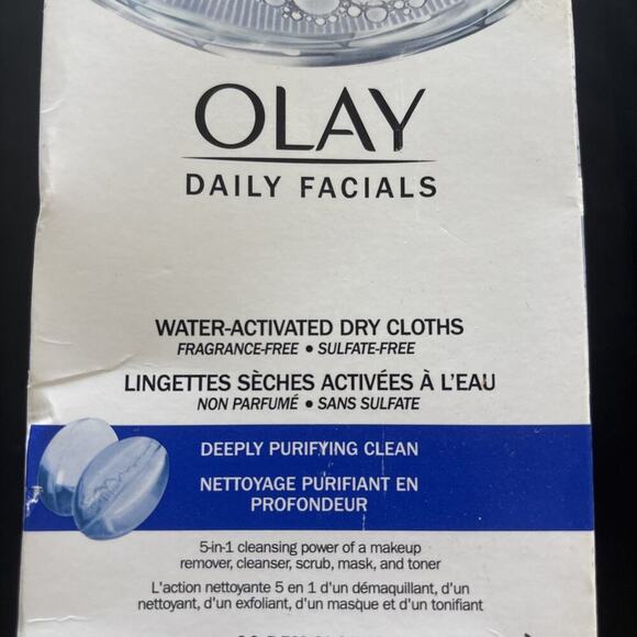 Olay Daily Facials, Deeply Purifying Clean, 5-in-1 Cleansing Wipes 66 NEW - Picture 3 of 3